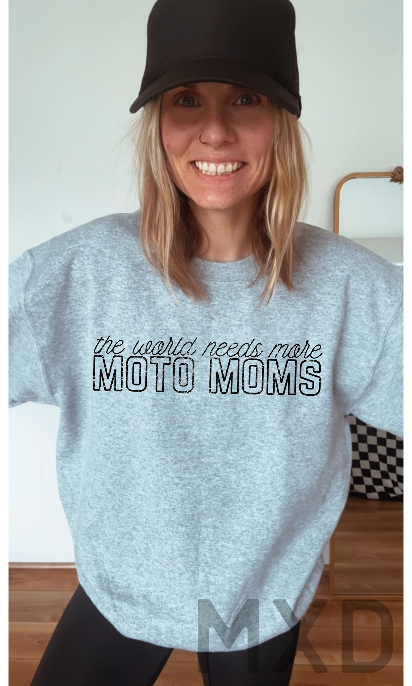 The World Needs More Moto Moms Sweatshirt