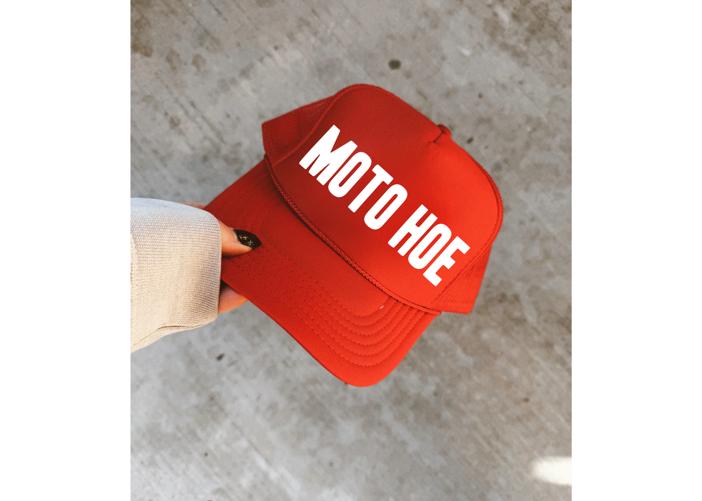 Moto Hoe Trucker Hat