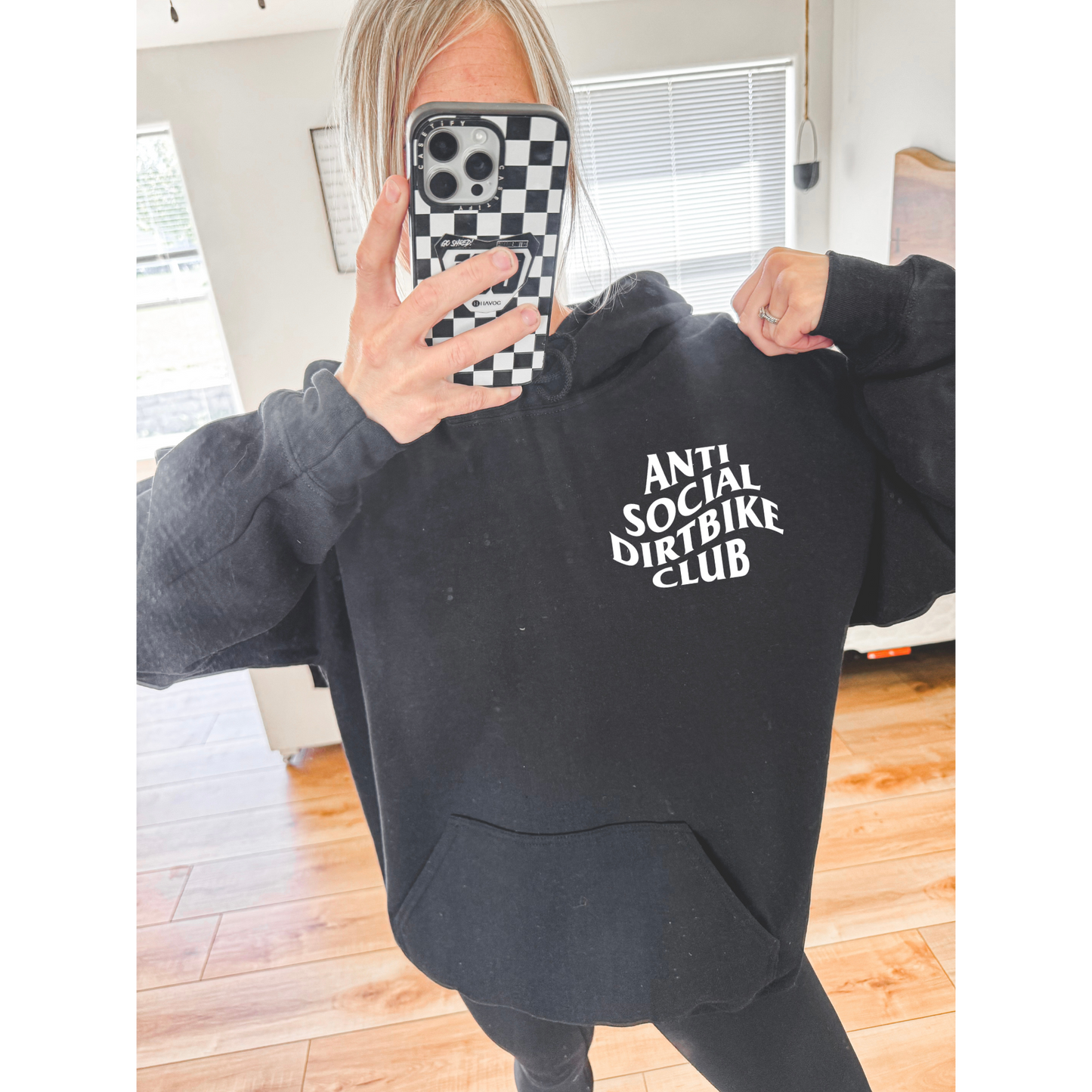 Ladies Anti Social Dirt Bike Club Sweatshirt