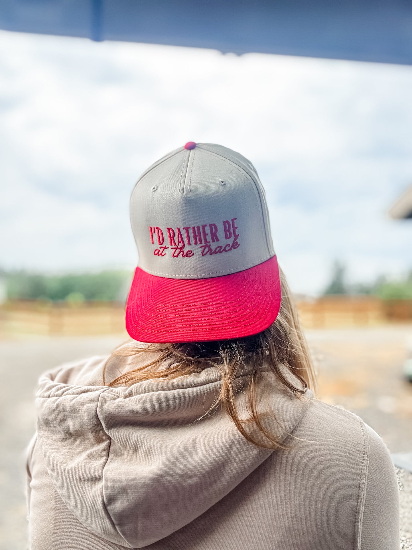 I’d Rather Be at the Track Snapback Hat