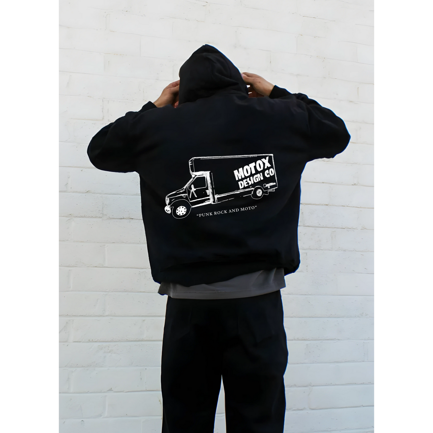 Moto Box Van Men's Hoodie