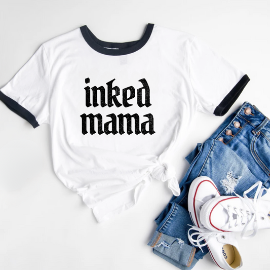 Inked Mama Ringer Tee