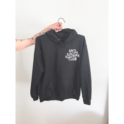 Anti Social Dirt Bike Club Mens Hoodie