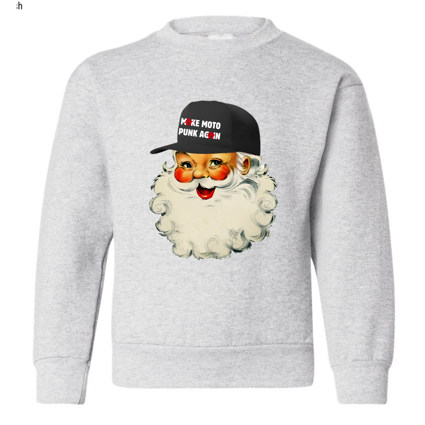 Youth Santa Make Moto Punk Again Sweatshirt