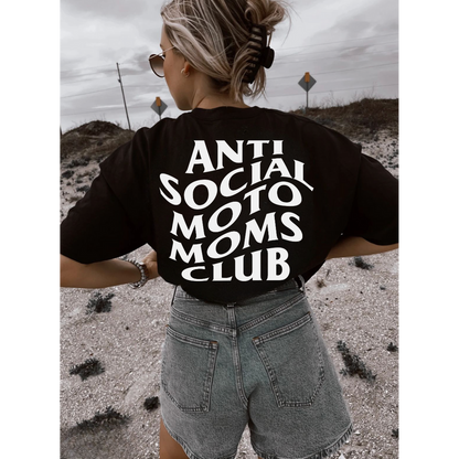 Anti Social Moto Moms Club Tee
