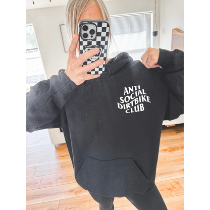 Ladies Anti Social Dirt Bike Club Sweatshirt