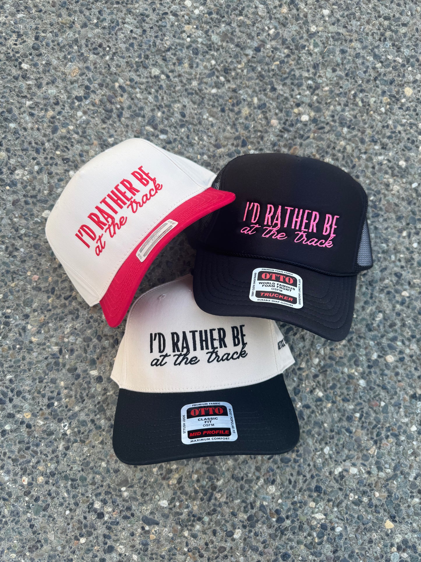 I’d Rather Be at the Track Snapback Hat